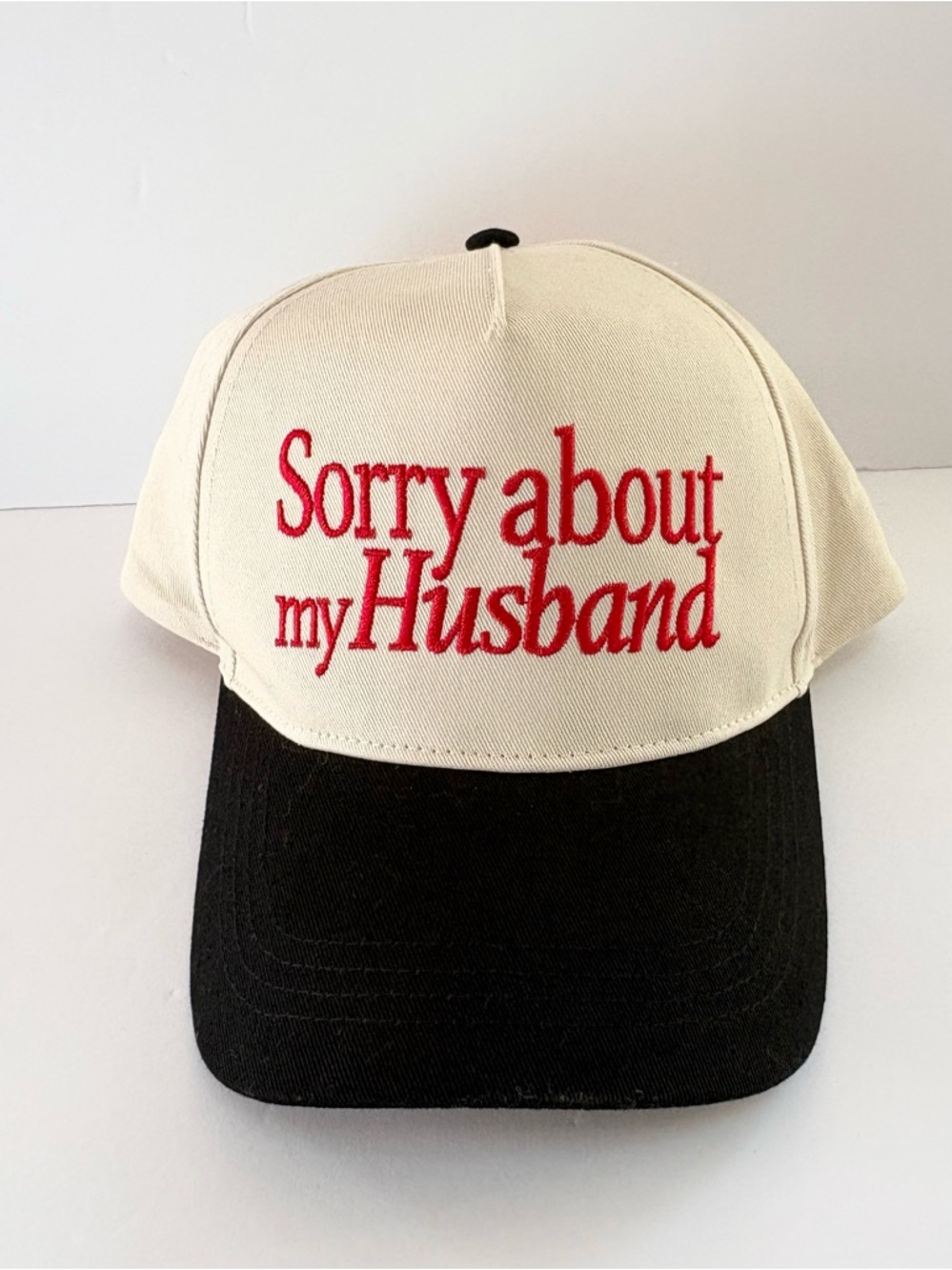 NWOT David and Young Sorry About My Husband Vintage Trucker Hat